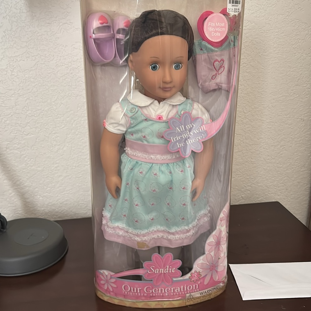 Blue and Pink Dolls with Accessories - Picture 2 of 4